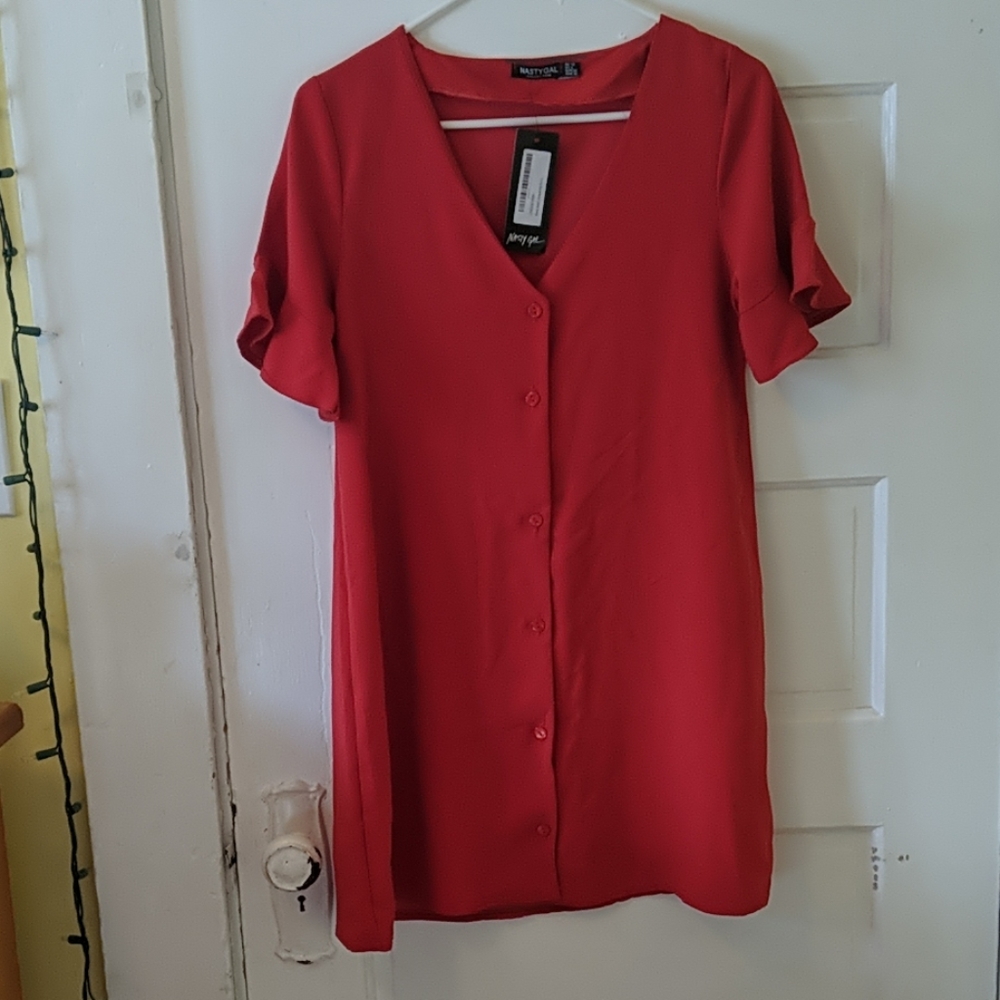 Button down dress